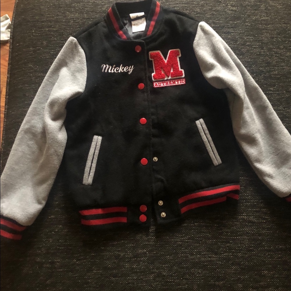 Disney kids Mickey Mouse letterman jacket